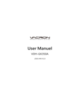 Vacron VDH-GK350A User manual