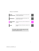 Toyota Sienna Owner's manual