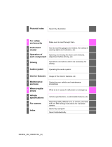 Toyota Sienna Owner's manual