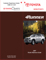 Toyota 4Runner Owner's manual