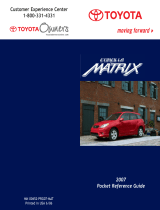 Toyota Matrix Owner's manual