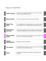 Toyota Matrix Owner's manual