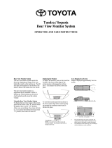 Toyota Sequoia Operating instructions