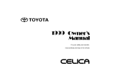 Toyota Celica Owner's manual