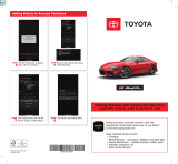 Toyota SUPRA Owner's manual