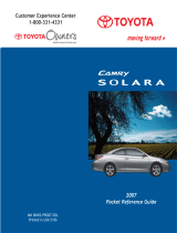 Toyota SOLARA Owner's manual
