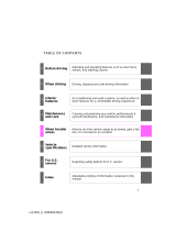 Toyota Land Cruiser Owner's manual