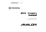 Toyota 2000 Avalon Owner's manual