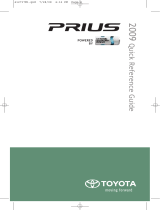 Toyota 2009 Prius Reference guide
