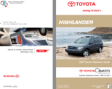 Toyota Highlander Owner's manual