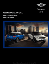 Mini 2014 PACEMAN Owner's manual