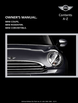 Mini 2015 ROADSTER Owner's manual