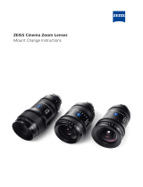 Zeiss Cinema Zoom Lenses Operating instructions