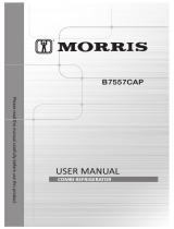 Morris B7557CAP Instructions Manual