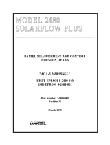 Daniel Model 2480 Solarflow Plus Single AGA3 Owner's manual