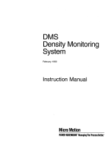 Micro Motion Density Monitoring System Owner's manual