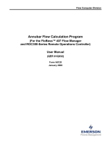 Remote Automation SolutionsROC300/FB407: Annubar Flow Calculation Program