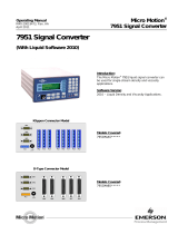 Micro Motion Signal Converter Owner's manual