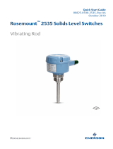 Rosemount 2535 Solids Level Switches Quick start guide