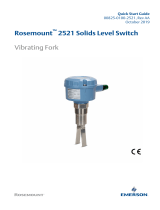Rosemount 2521 Solids Level Switch Quick start guide