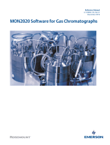 Rosemount MON2020 Software for Gas Chromatographs Owner's manual
