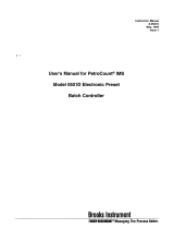 Daniel PetroCount IMS Model 0501D Electronic Preset Batch Controller Owner's manual