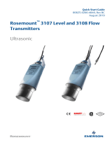 Rosemount Ultrasonic 3107 Level and 3108 Flow Quick start guide
