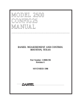Daniel -Model 2500 Owner's manual