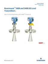 Emerson 5408 Rosemount 5408 and 5408:SIS Level Transmitters User manual