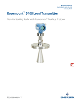 Emerson 5408 Rosemount 5408 and 5408:SIS Level Transmitters User manual