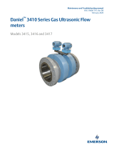 Daniel 3410 Series Gas Ultrasonic Flow Meters Owner's manual