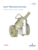 Daniel Control Valves- Model 770, 1770, 2770 Differential Control/Normally Closed Owner's manual