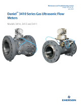 Daniel 3410 Series Gas Ultrasonic Flow Meters Owner's manual