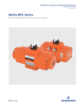 Bettis RPE-Series Owner's manual