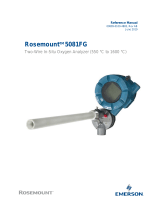 Rosemount 5081FG 2-Wire In Situ O2 Analyzer (550° to 1600°C) Owner's manual