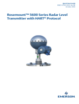 Rosemount 5600 Series Radar Level Transmitter Quick start guide
