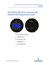 Remote Automation SolutionsFB2100/FB2200 Flow Computer HMI Module Field