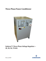 SolaHD Solatron™ Three-Phase Voltage Regulator — 20, 30, 50, 75 kVA, A272-094 Owner's manual