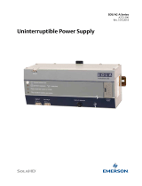 SolaHD SolaHD SDU AC-A Series Uninterruptible Power Supply, A272-290 Owner's manual