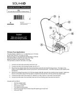 SolaHD FB2 Secondary Block Fusing Block Owner's manual