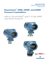 Rosemount 2088, 2090P, and 2090F Pressure Quick start guide