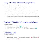 SolaHD UPSMON PRO User manual