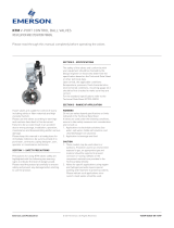 KTM V-Port Control Ball Valves Owner's manual