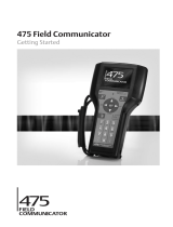 AMS 475 Field Communicator Quick start guide