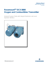 Rosemount OCX 8800 O2 / Combustibles Transmitter General Purpose Owner's manual