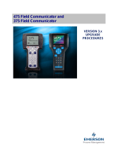 AMS Upgrade Procedure: 475 and 375 Field Communicator for version 3.x Owner's manual