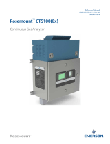 Rosemount CT5100(Ex) Continuous Gas Analyzer Owner's manual