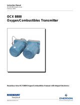 Rosemount OCX 8800 O2 / Combustibles Transmitter Hazardous Area Owner's manual