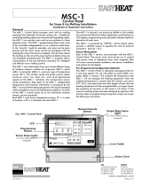 EGS MSC-1 Control Panel, 14071-001 Operating instructions