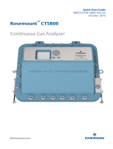 Rosemount CT5800 Continuous Gas Analyzer Quick start guide